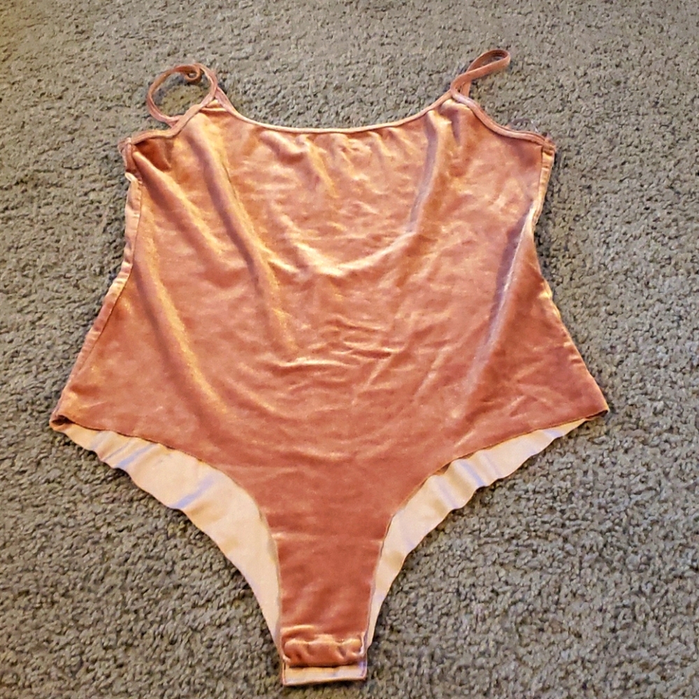 Zara Velvet Bodysuit